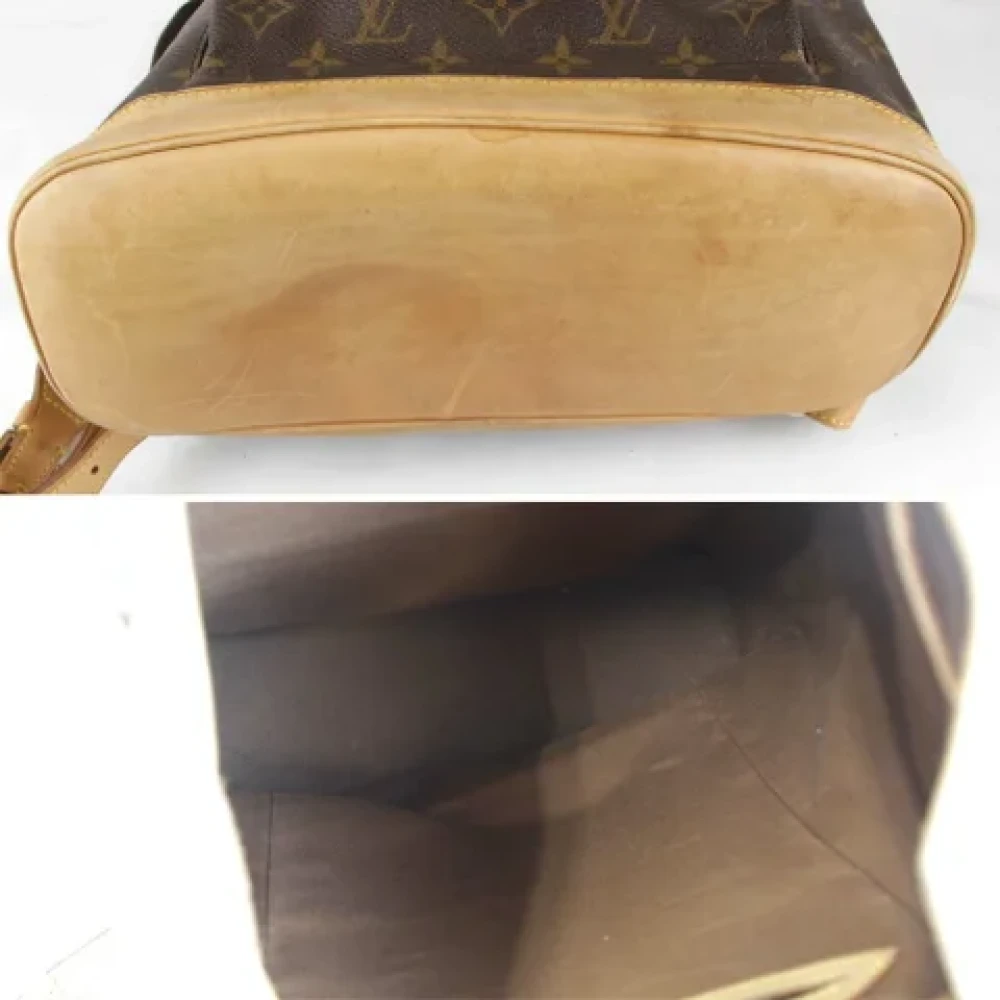 Louis Vuitton Vintage Pre-owned Canvas backpacks Brown Dames