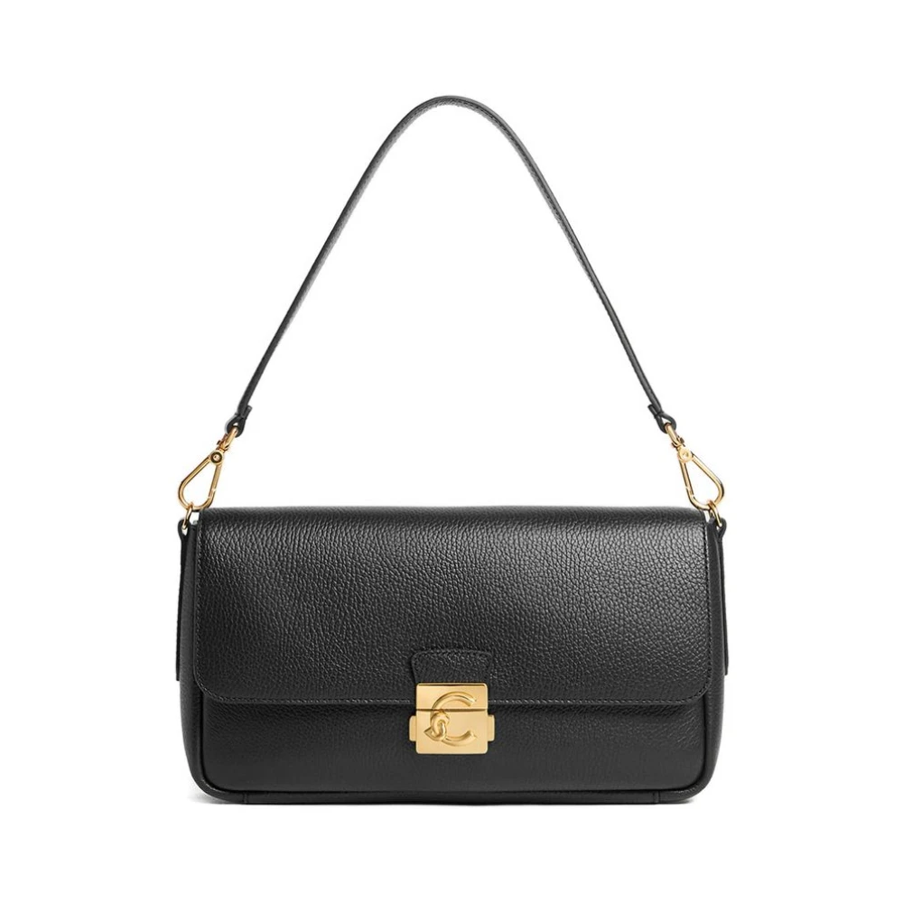 Coccinelle Donna Nero - Borsa In Pelle Granata - Bags - One Size