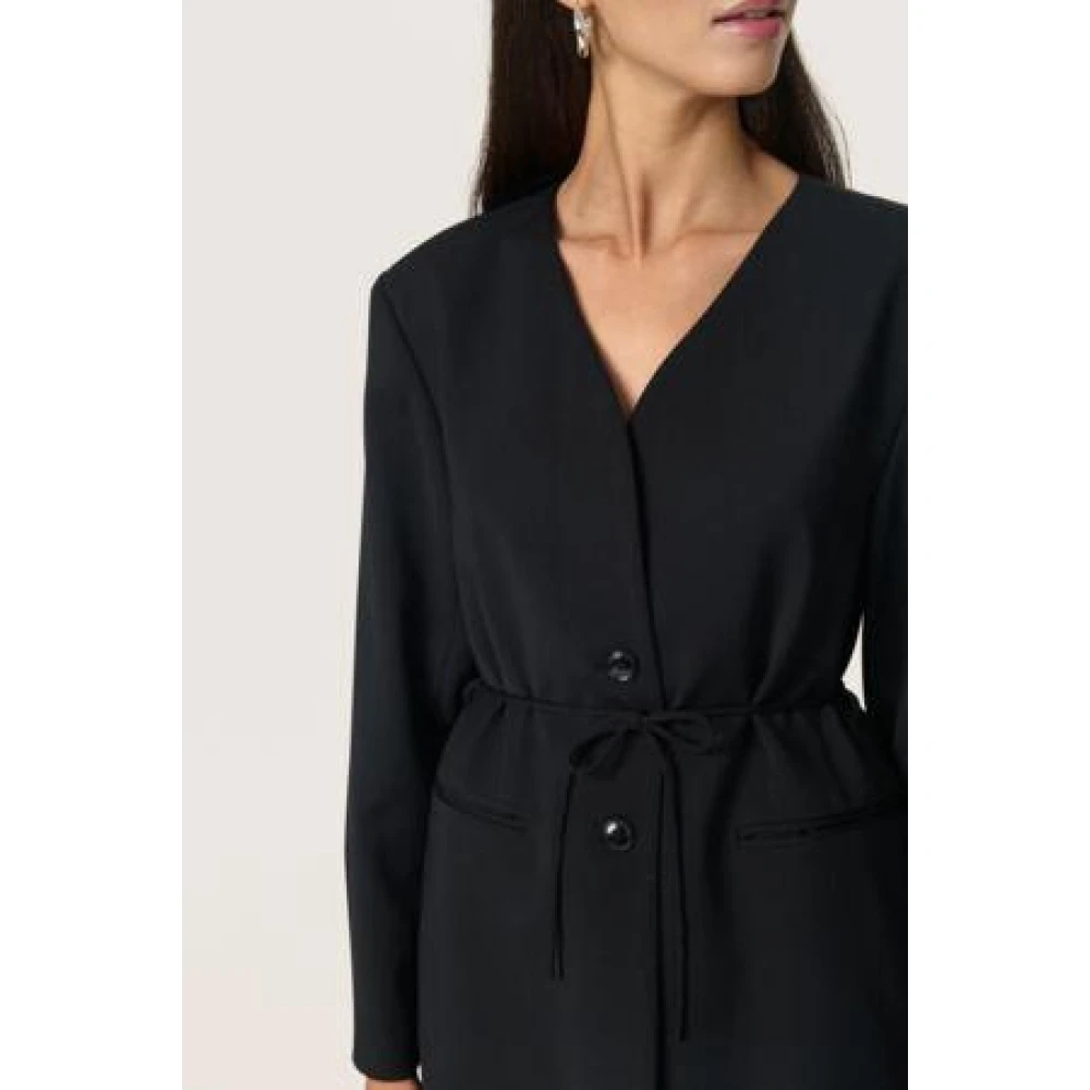 Soaked in Luxury Elegant Malika Blazer Black Dames