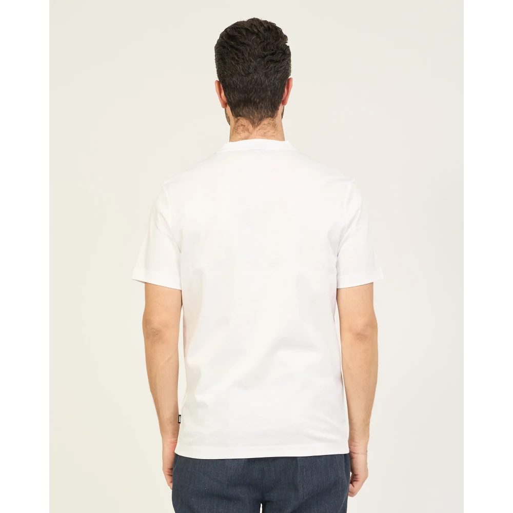Hugo Boss Witte T-shirts en Polos Collectie White Heren