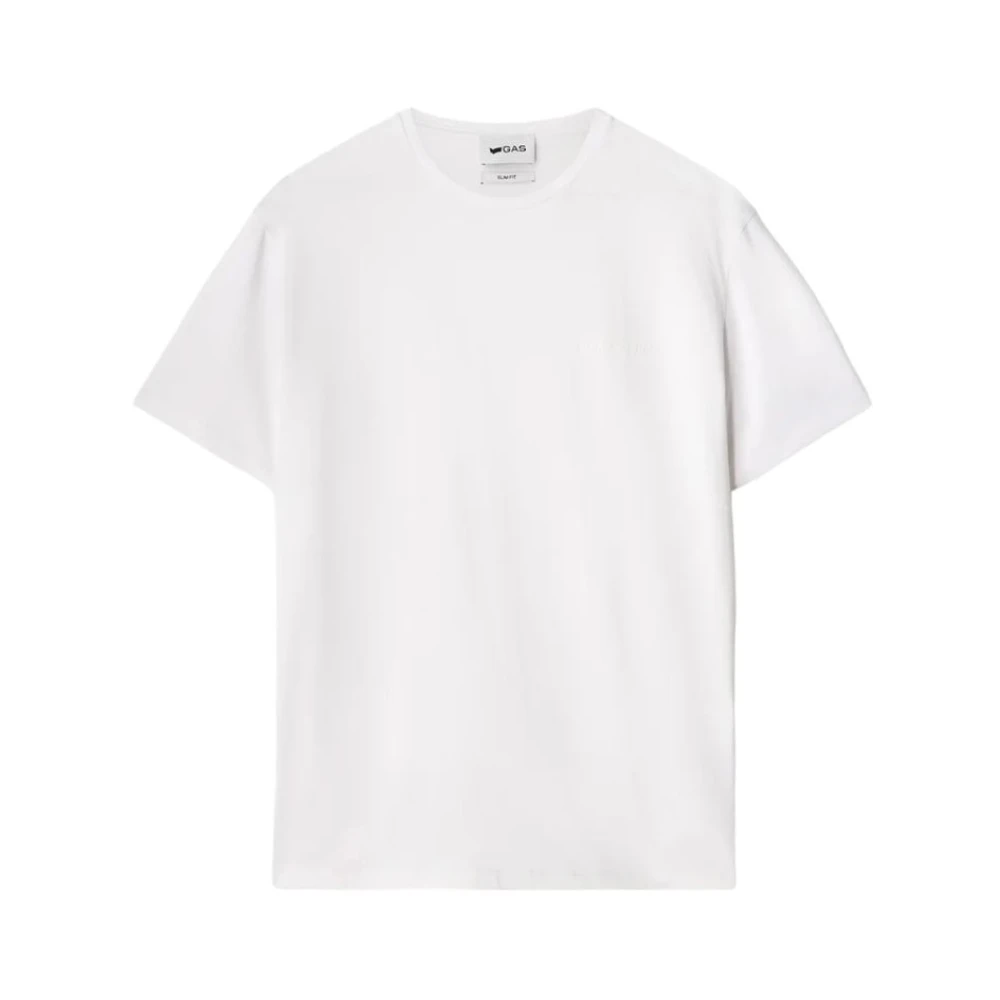 GAS Korte Mouw T-shirt White Heren
