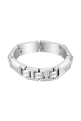 mens-bracelet-geometric-metal-steel-black-200mm
