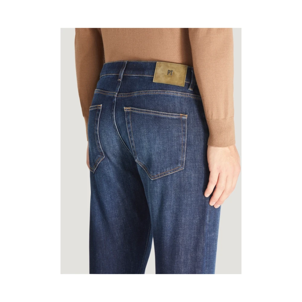 PT Torino Reguliere Breakbeat Blauwe Jeans Blue Heren