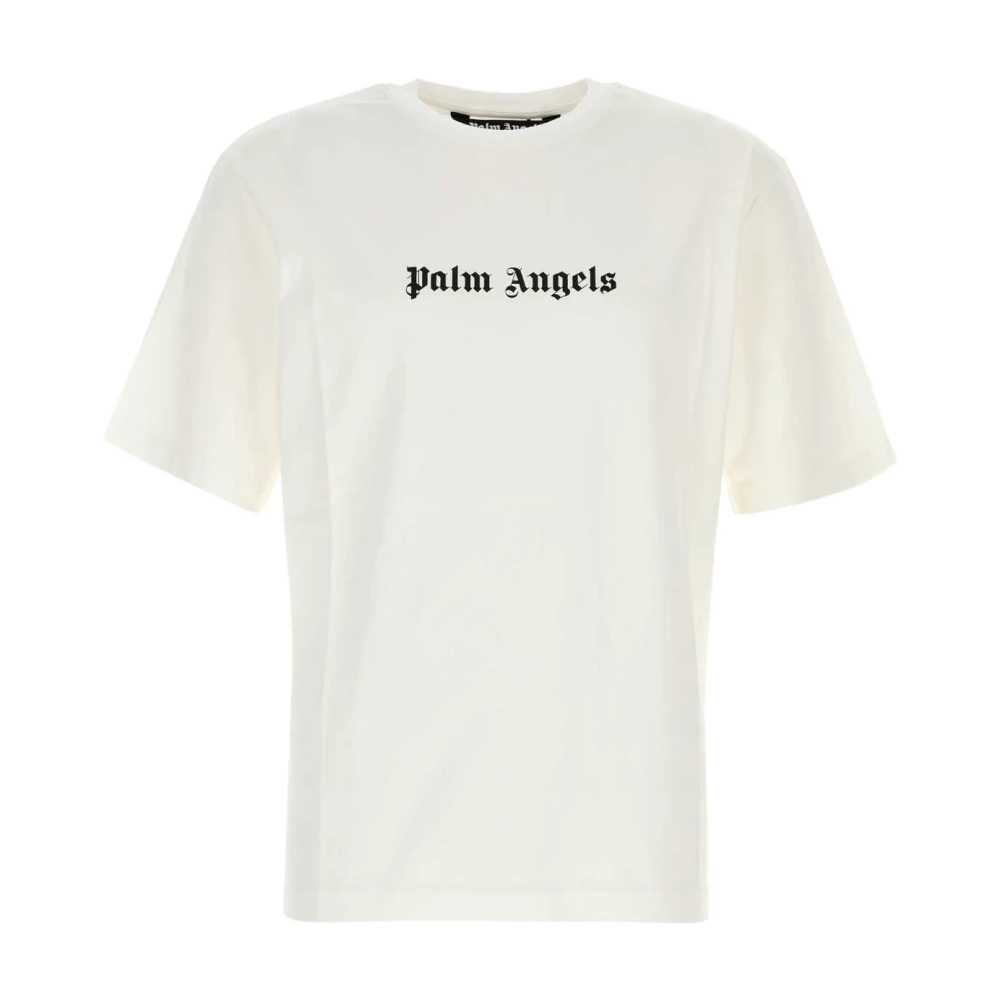 Palm Angels Klassiek Wit Katoenen T-Shirt White Heren