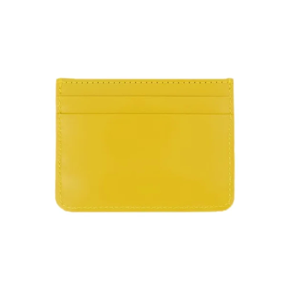A.p.c. Leather wallets Yellow Dames