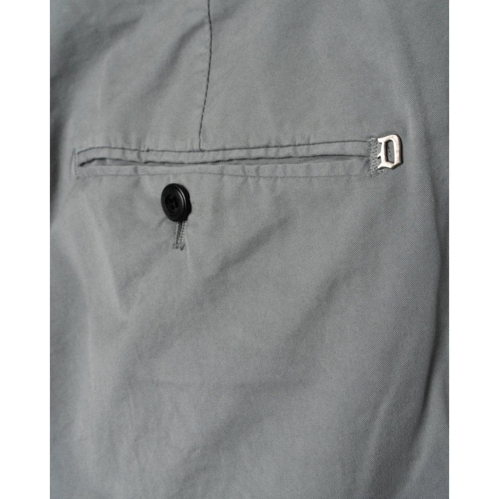 Dondup Luxe Italiaanse Chino Broek Gray Heren