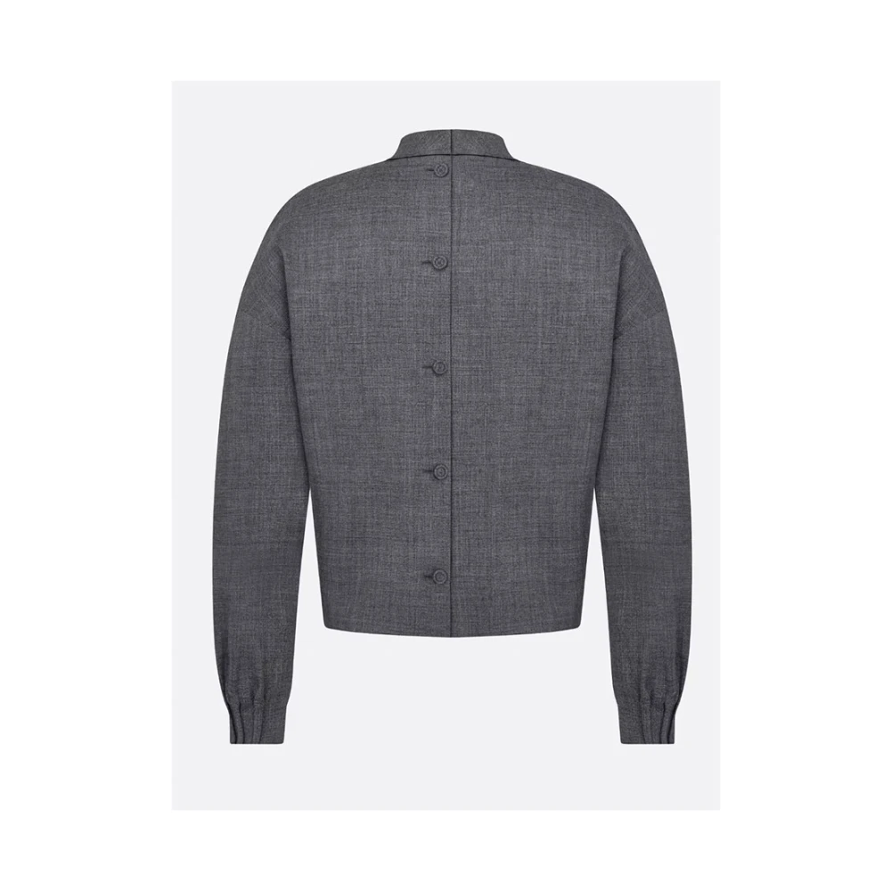 Dior Sweatshirt Gray Heren
