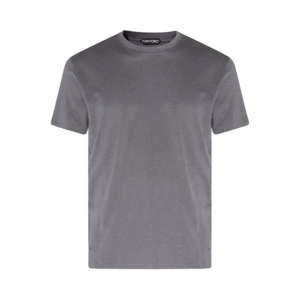 Tom Ford - Tops > T-Shirts - Gray - Tom Ford - Modalova