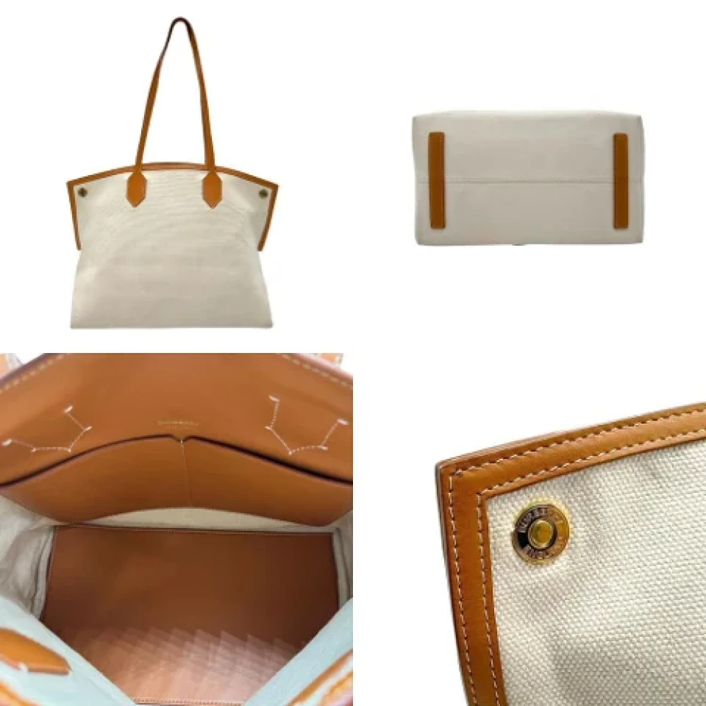 Burberry Vintage Pre-owned Canvas shoulder-bags Brown Dames