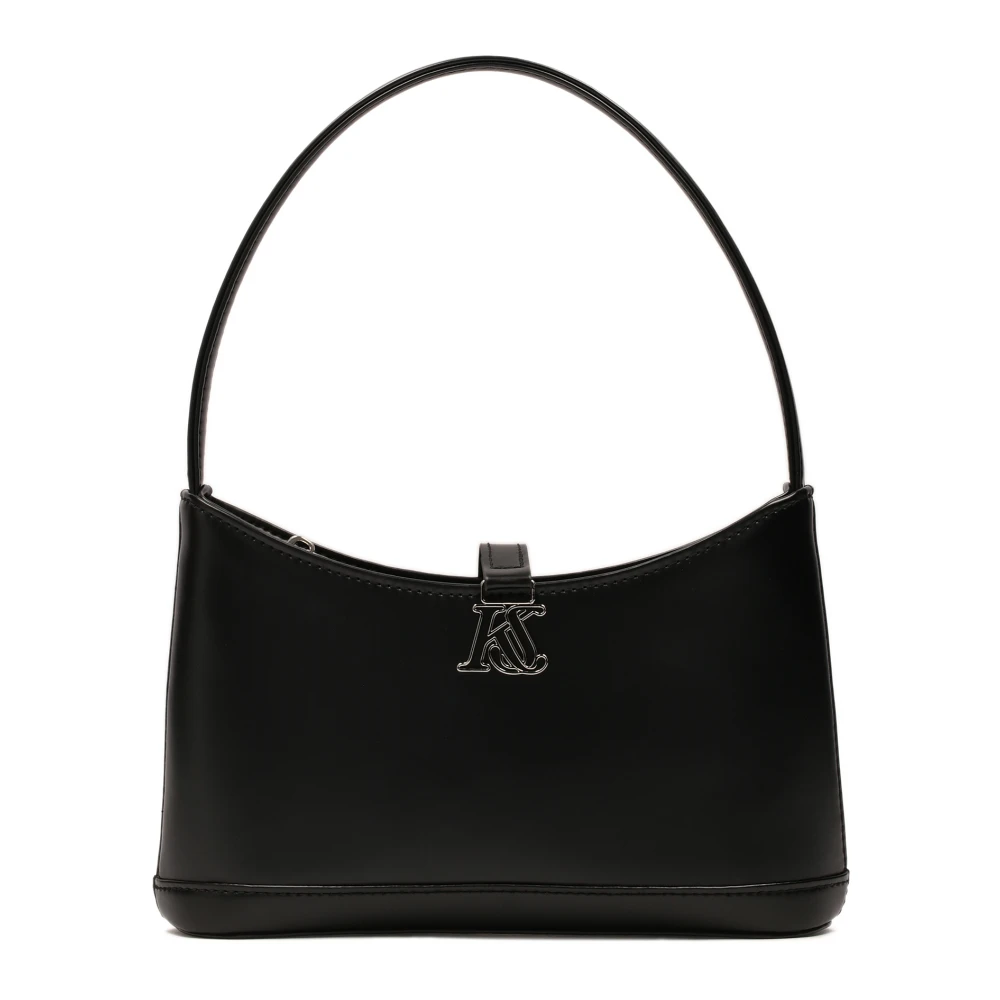 Kazar Studio Zwarte handtas met korte schouderband Black Dames