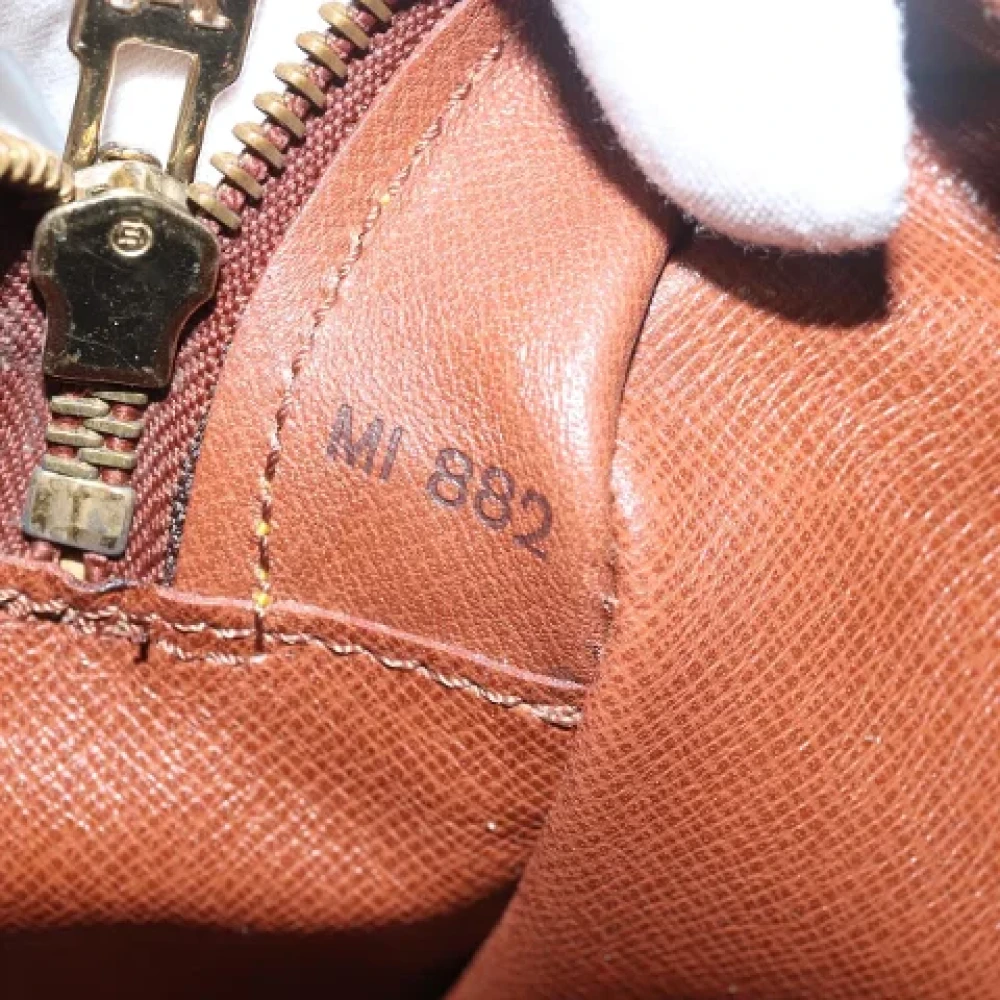 Louis Vuitton Vintage Pre-owned Leather shoulder-bags Beige Dames