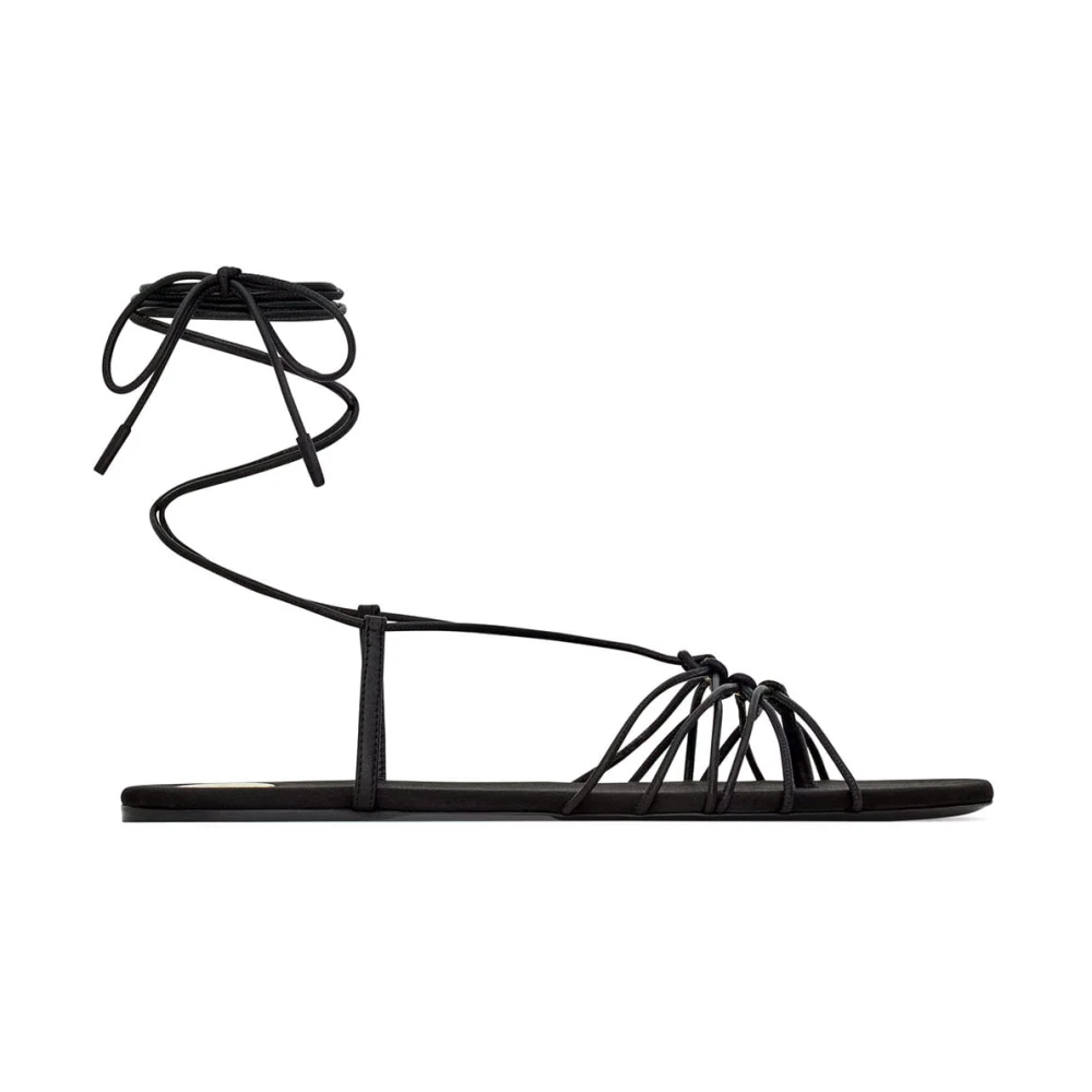 Saint Laurent Women's Black Elegant Summer Sandals