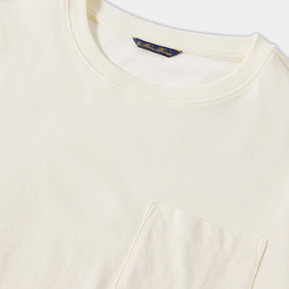 Brooks Brothers Katoenen Zak T-Shirt White Heren