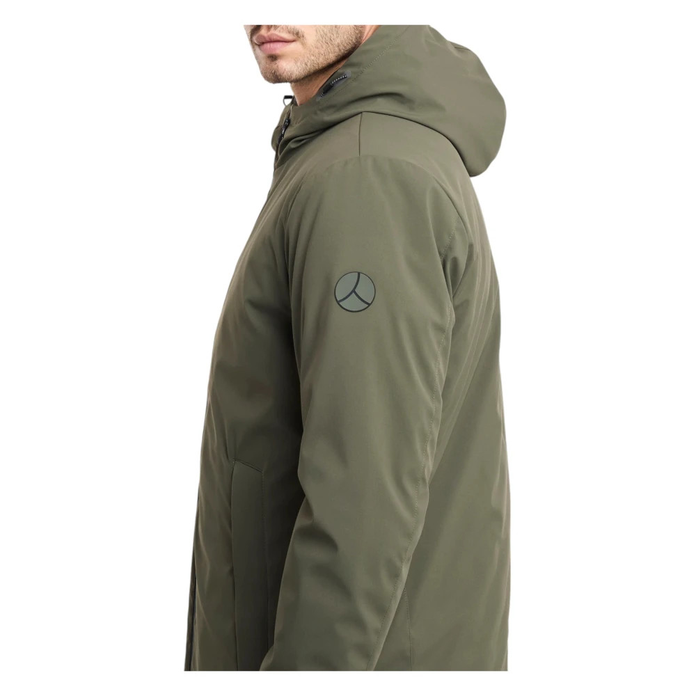 People of Shibuya Parka Met Capuchon Green Heren