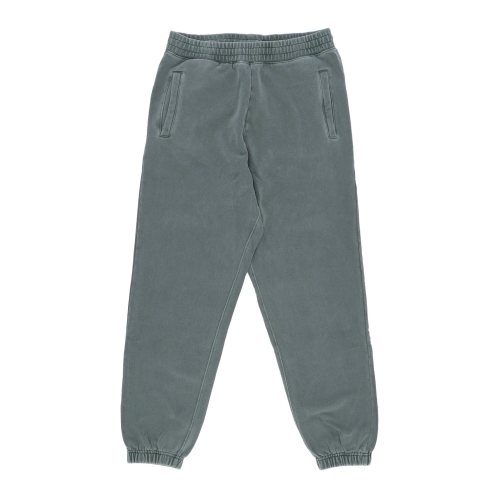 Carhartt Wip Men's Green Boxwood Fleece Sweatpants Elastic Waist