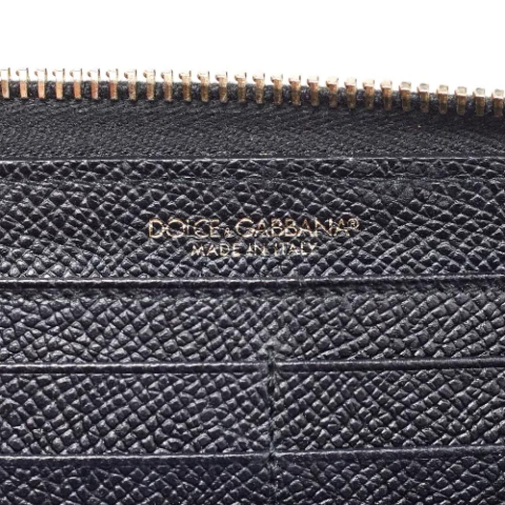 Dolce & Gabbana Pre-owned Leather wallets Black Dames