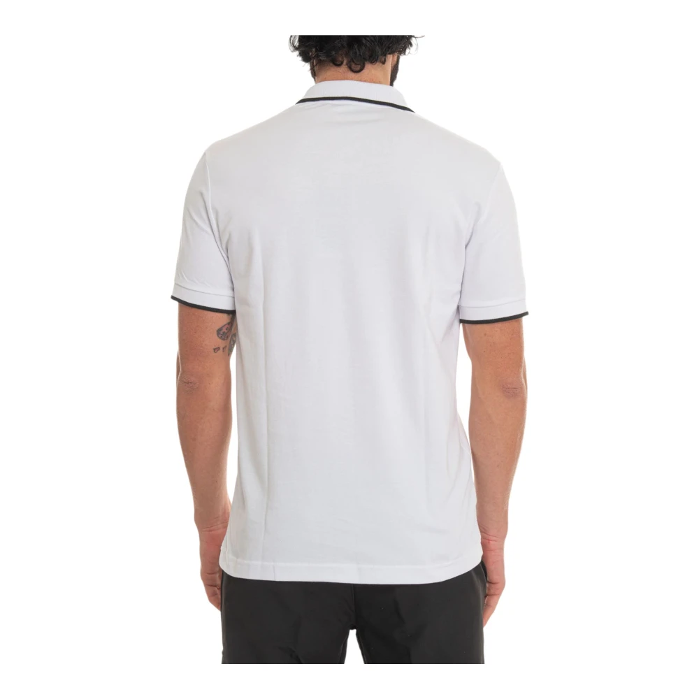 Hugo Boss Polo Korte Mouw White Heren