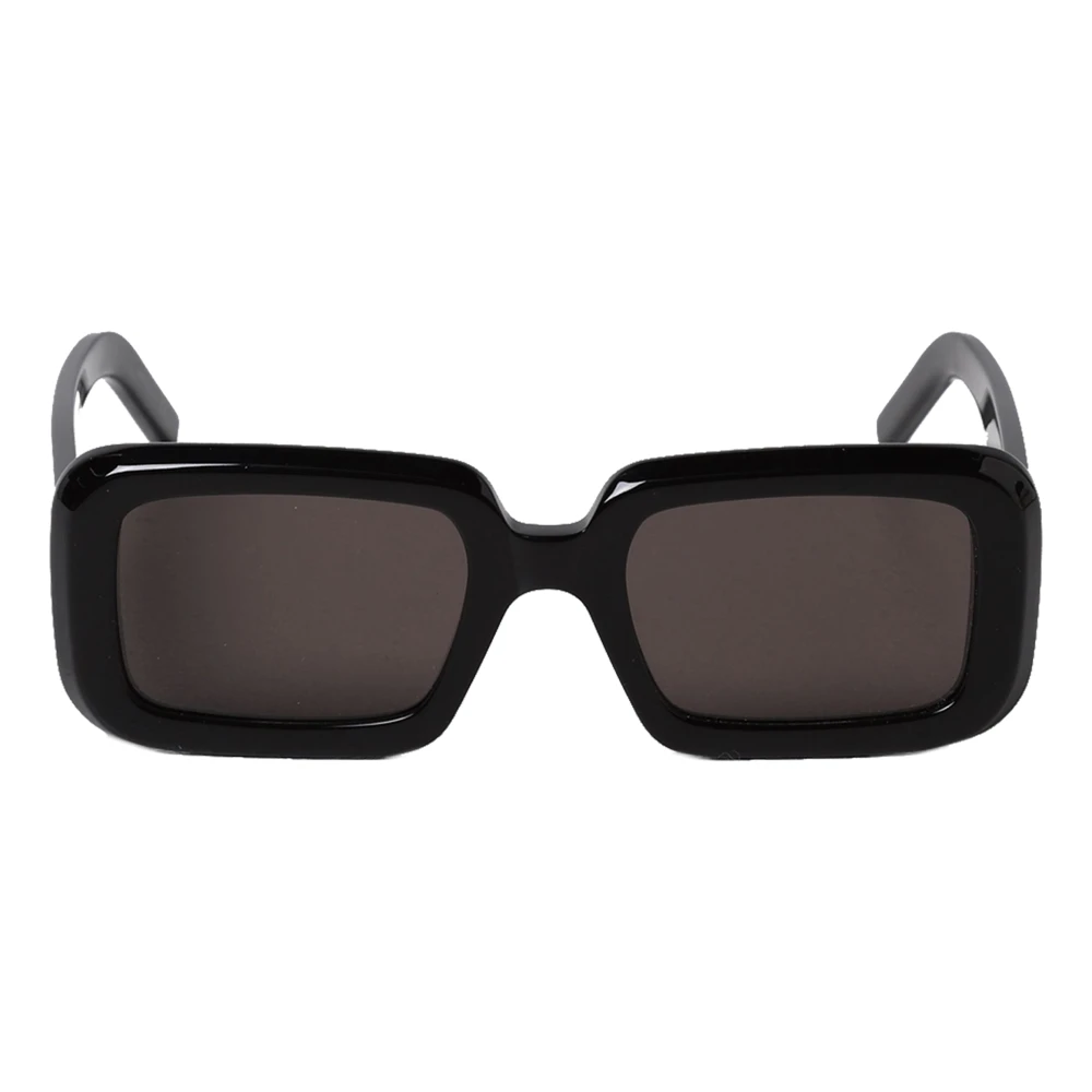Saint Laurent Vierkante herenzonnebril met 100% UV-bescherming Black