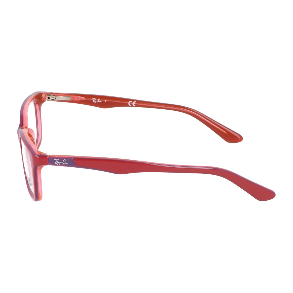 Ray-Ban Vierkante Brilmonturen Red Unisex