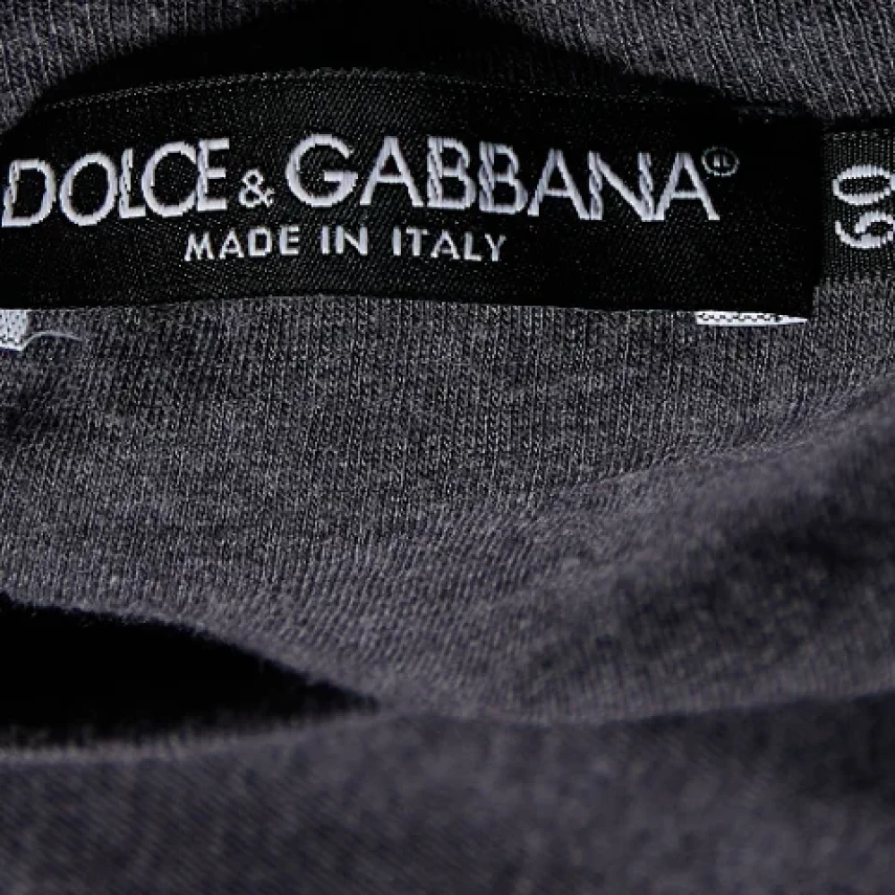 Dolce & Gabbana Pre-owned Knit tops Gray Heren