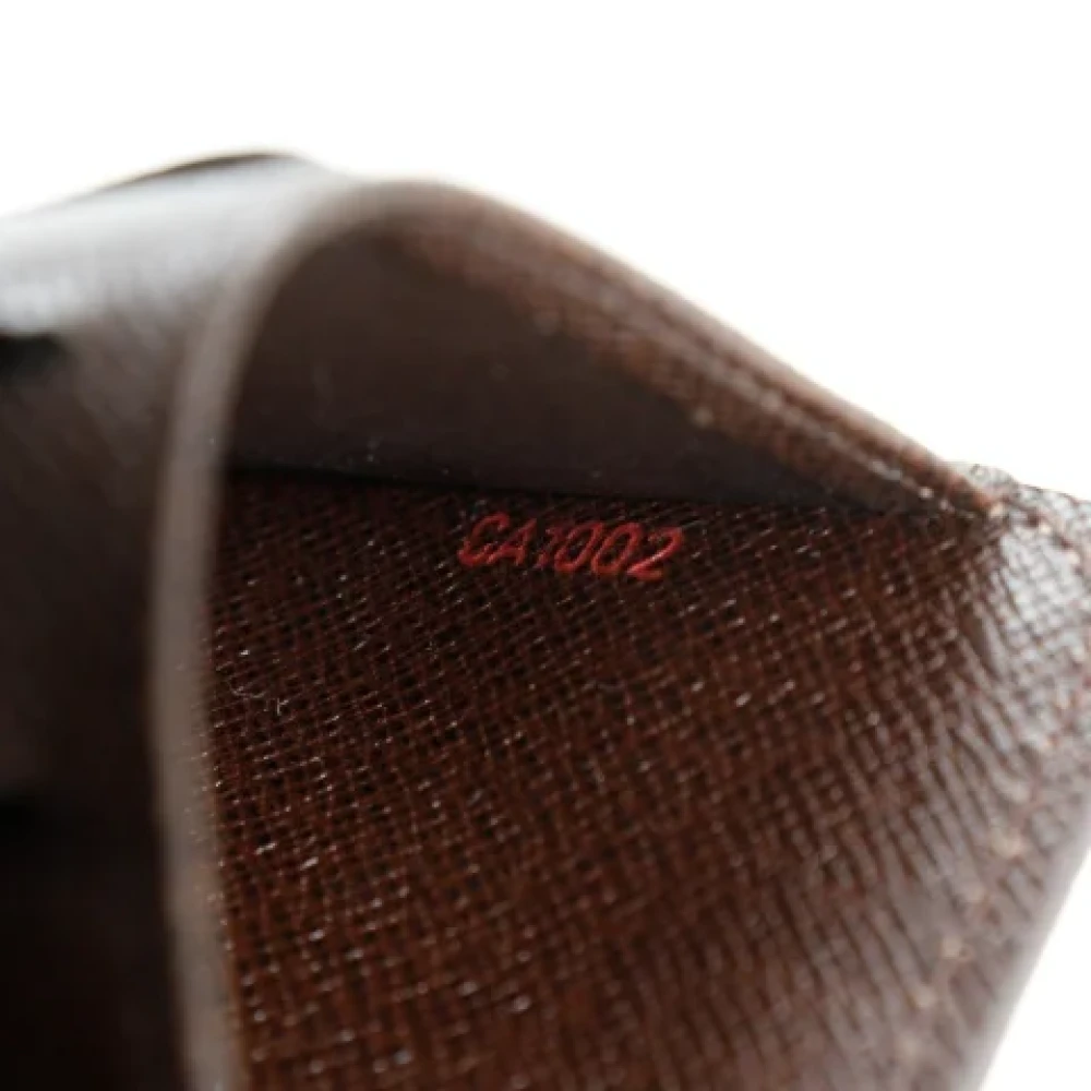 Louis Vuitton Vintage Pre-owned Canvas wallets Brown Dames