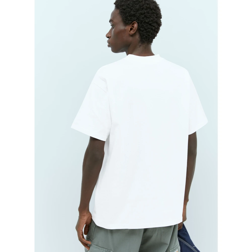 Carhartt WIP Grafische Print Katoenen Jersey T-shirt White Heren