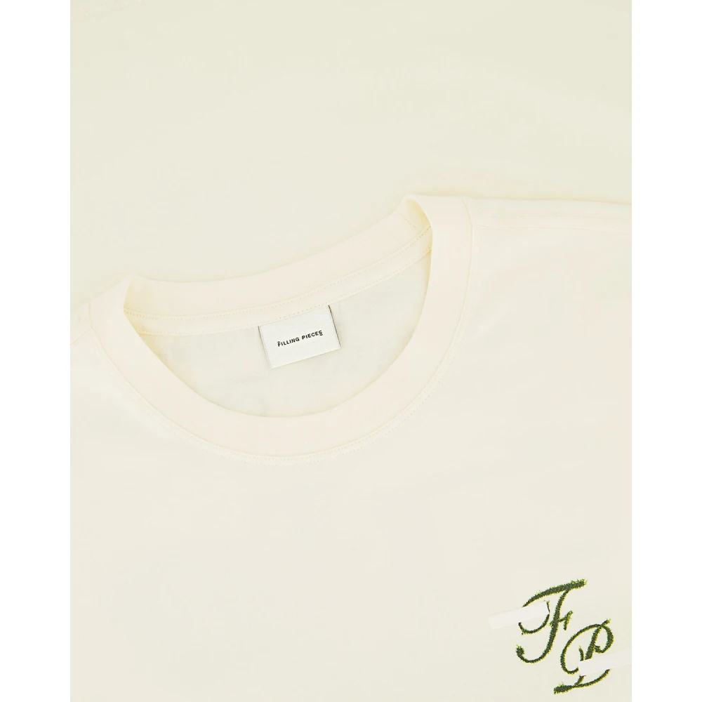 Filling Pieces T-shirt Topiary Antique White Beige Heren