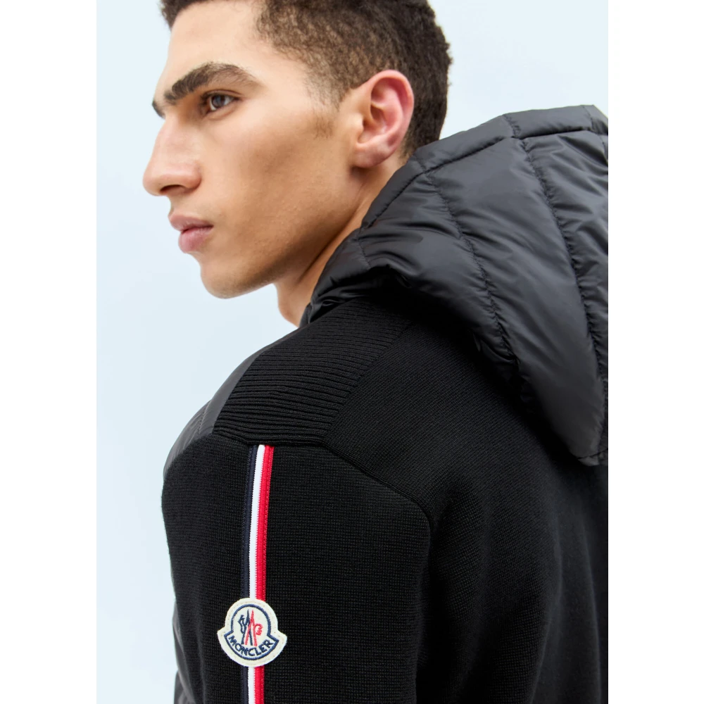 Moncler Gewatteerde ritsvest Black Heren