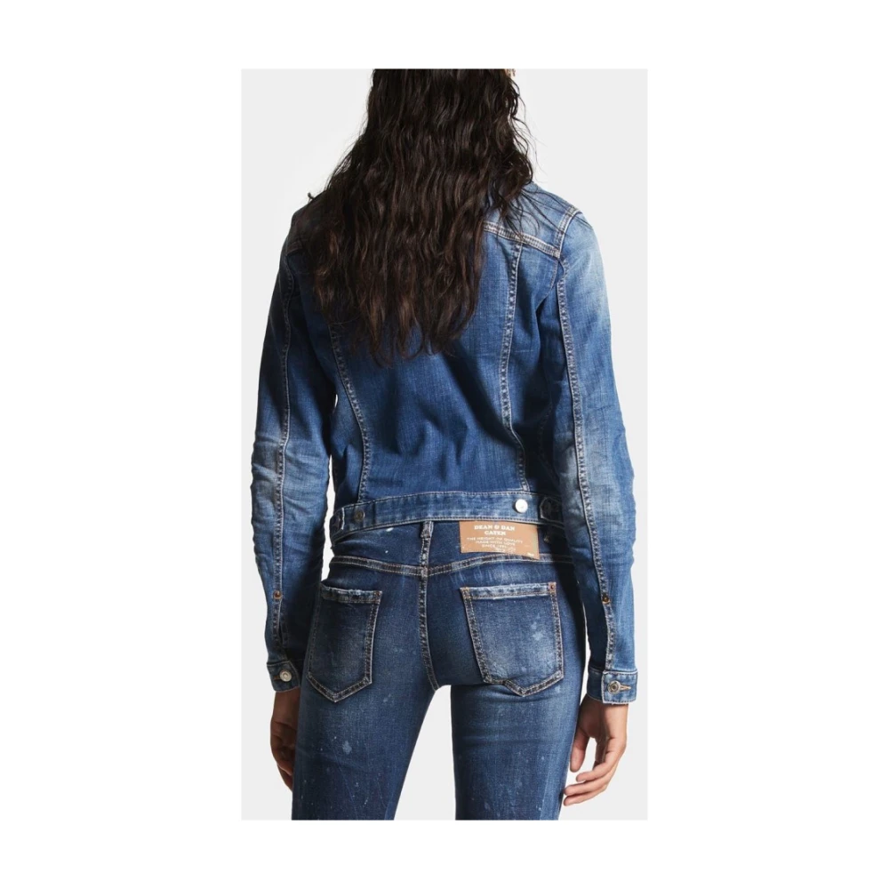 Dsquared2 Denim Boyfriend Jack Blue Dames