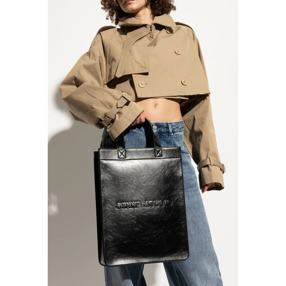 Stand Studio Tas Sky type shopper Black Dames