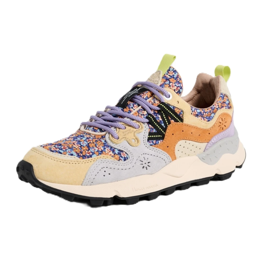 Flower Mountain Women's Multicolor Yamano 3 Suede/Nylon - Sneakers - 7 Uk - Shoes