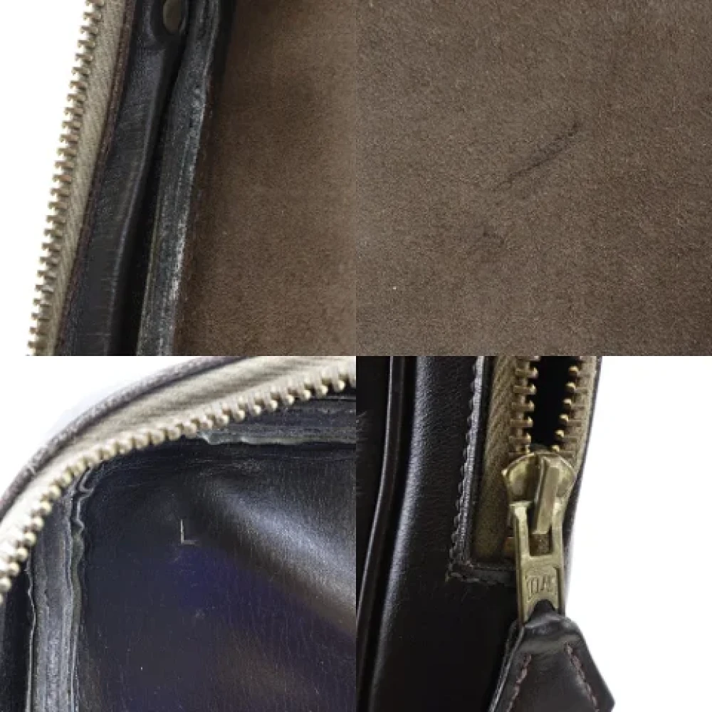 Hermès Vintage Pre-owned Leather clutches Brown Dames