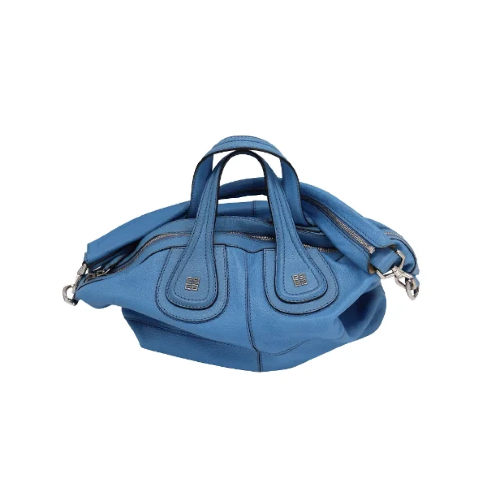 Givenchy Pre-owned Leather handbags Blue Dames