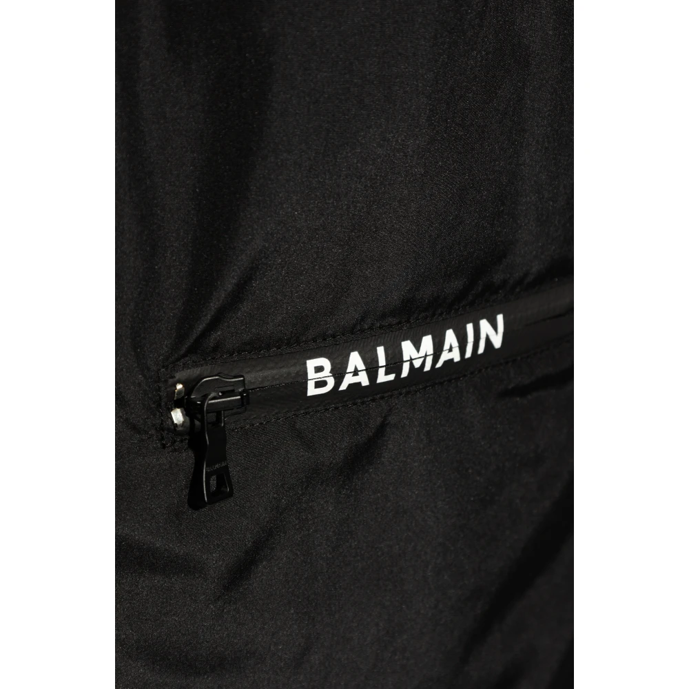 Balmain Zwembroek met logo Black Heren