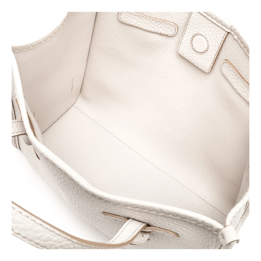 Gianni Chiarini Sabbia Marcella leren crossbodytas White Dames