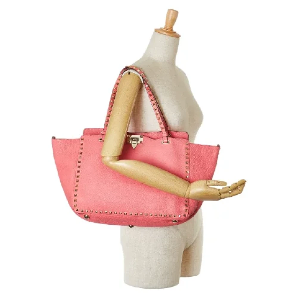 Valentino Vintage Pre-owned Leather handbags Pink Dames