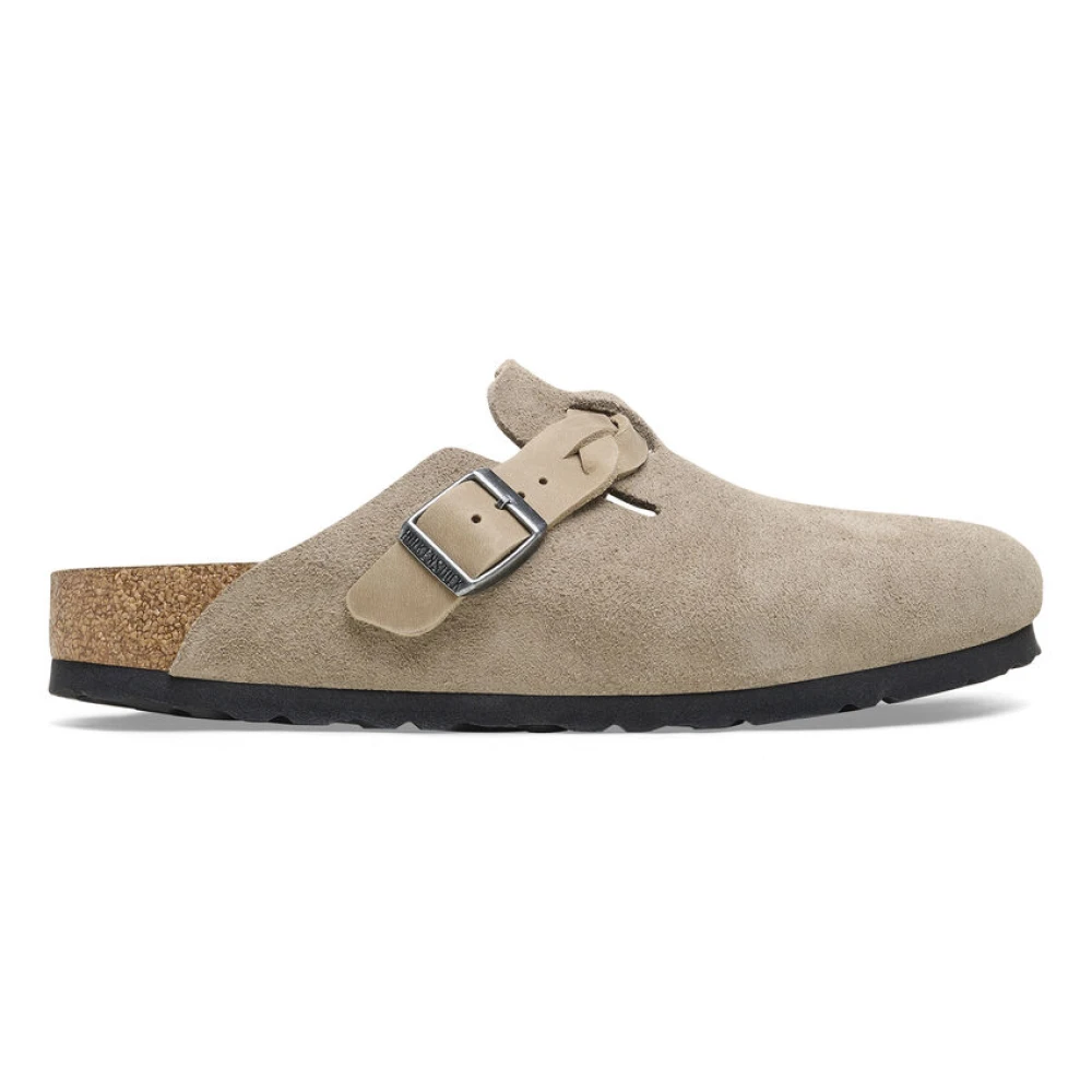 Birkenstock Women's Beige Boston - Mules - 8 Uk - Shoes