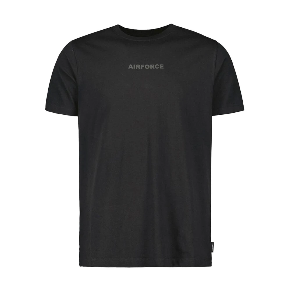 Airforce Logo Tee Korte Mouw Shirt Black Heren
