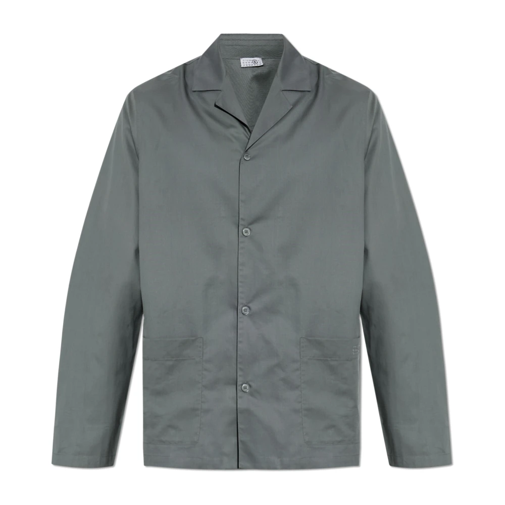 Mm6 Maison Margiela Mannelijk Grijs Nachtkleding Heren, M, Katoen, Lingerie Shirt
