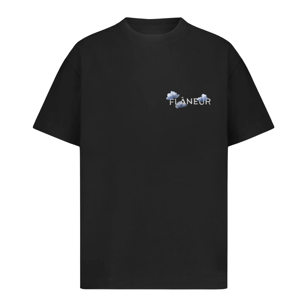 FLÂNEUR Aeronautique T-Shirt Black, Herr