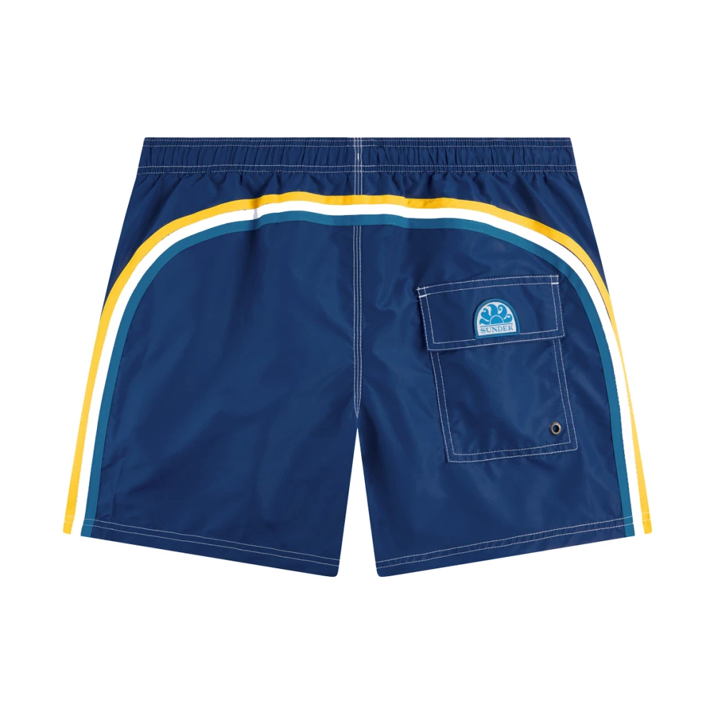 Sundek Blauwe Zee Shorts voor Mannen Blue Heren