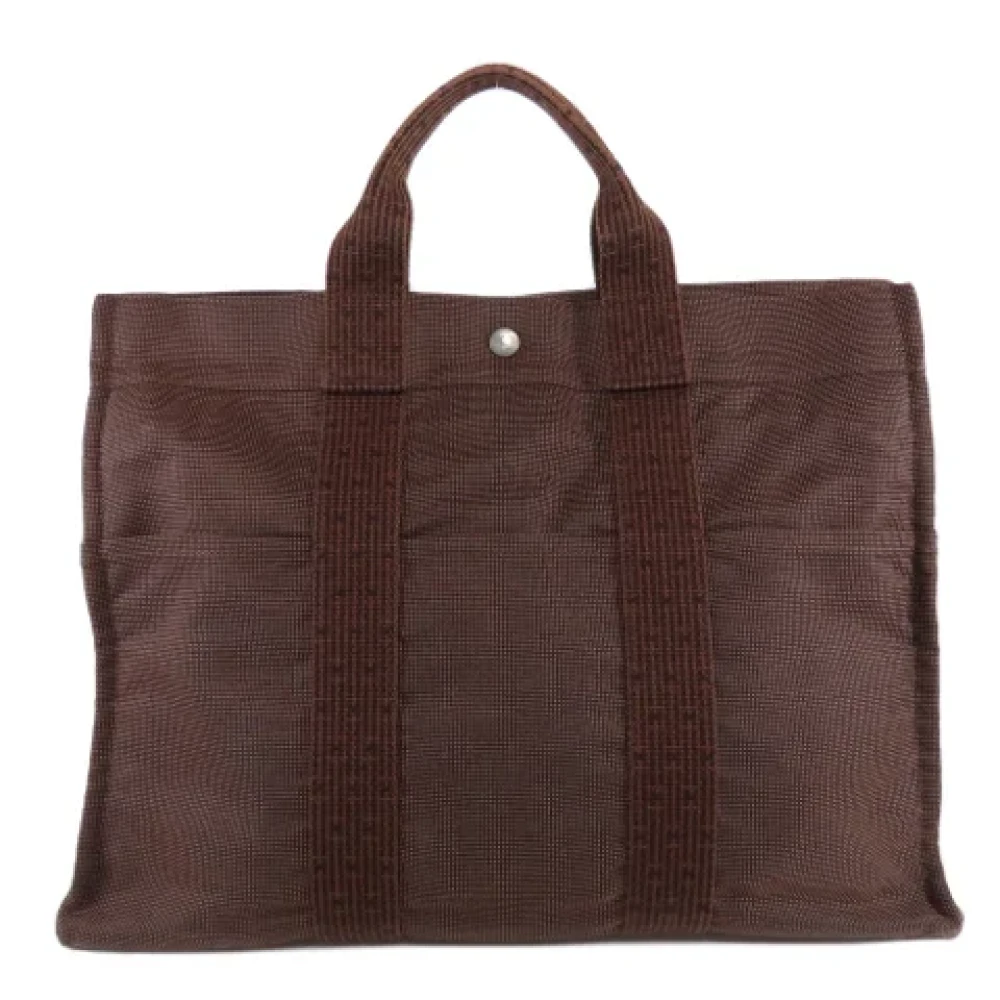 Hermès Vintage Pre-owned Canvas totes Brown Dames