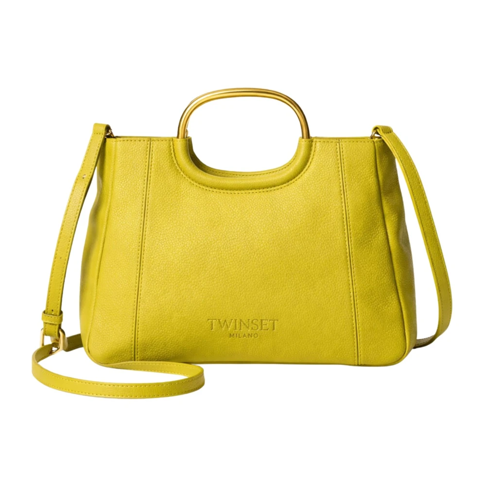Twinset Green Shopper Bag - Female - Handbags - One Size - Bags