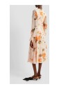 robe-midi-rose-a-fleurs