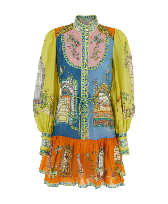 multicolor-jurk-met-kleurblok-inzetstukken