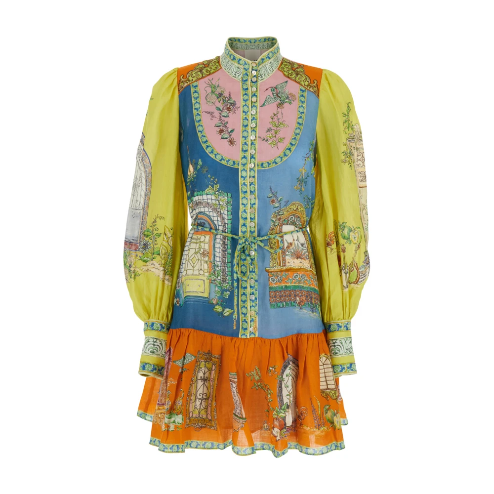 Alemais Multicolor jurk met kleurblok-inzetstukken Multicolor Dames