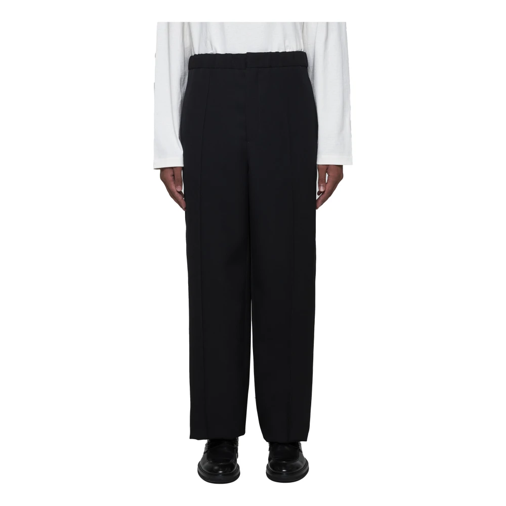 Jil Sander Zwarte broek voor heren Black Heren