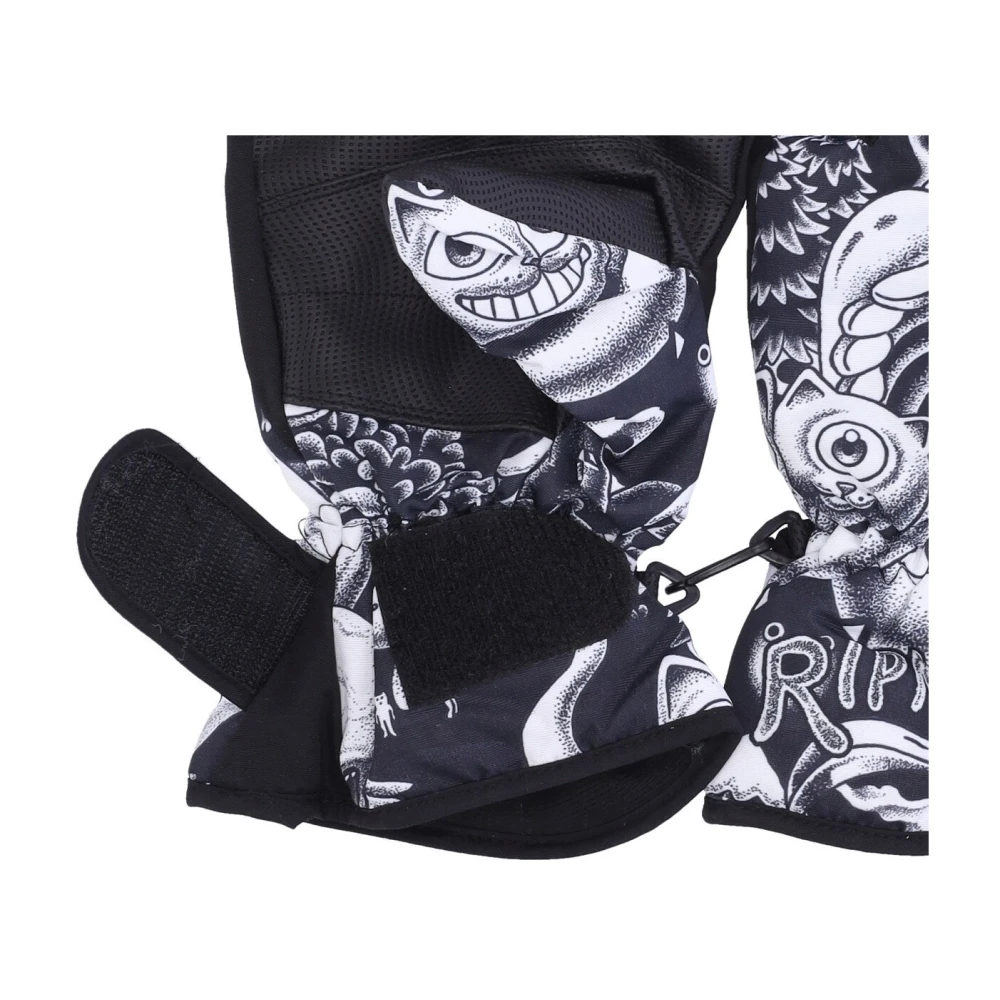 Ripndip Fantasy Sneeuwhandschoenen Zwart Wit Black Heren