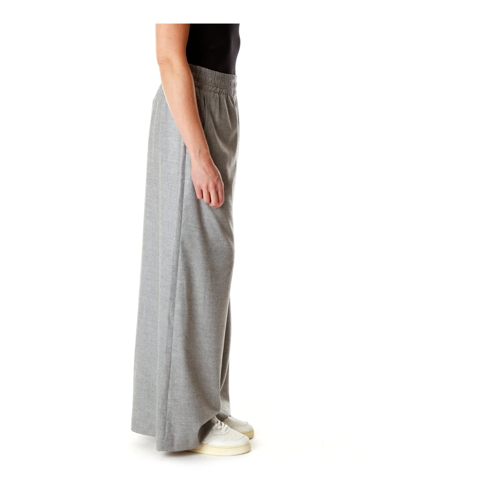 drykorn Wijde Elastische Taille Broek Gray Dames