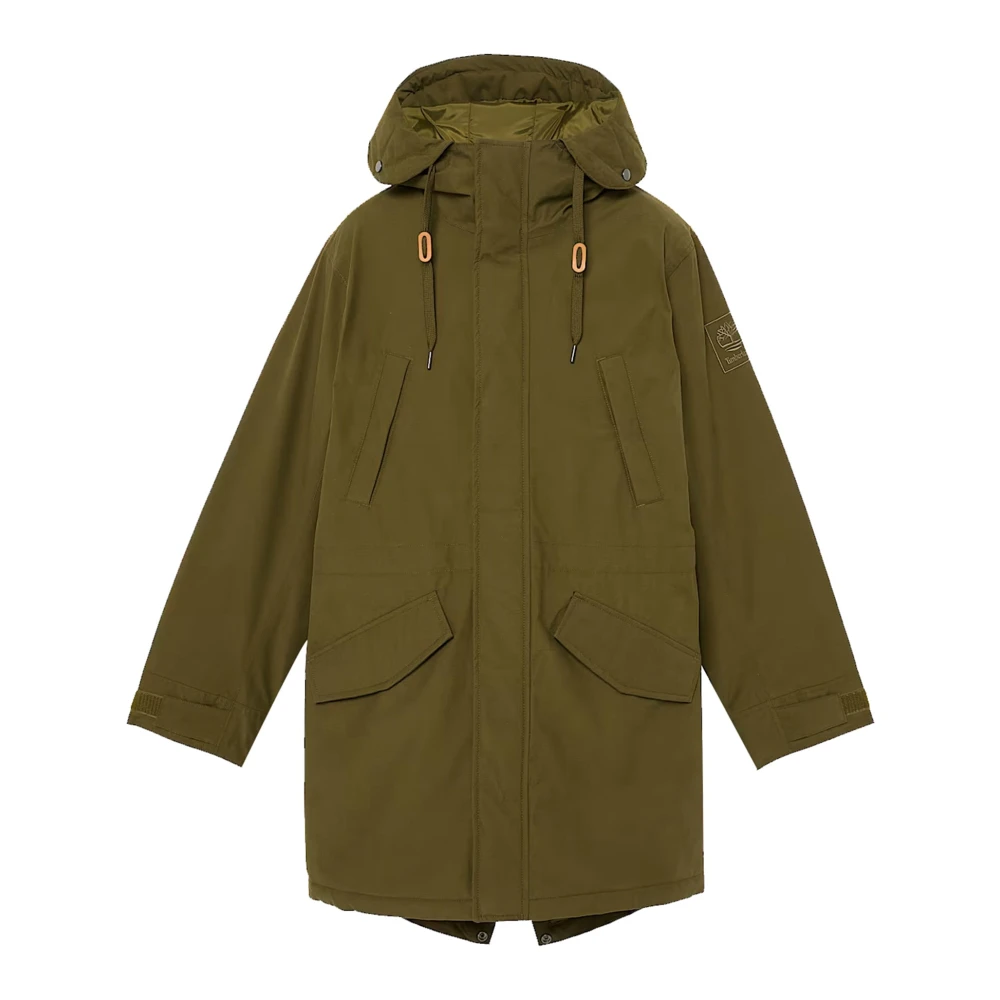 Timberland Grön Vattenavvisande Fishtail Parka Herr Green, Herr